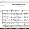 Hail Thee Festival Day - F Major