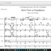 How Firm a Foundation (Episcopal Hymnal Harmony)