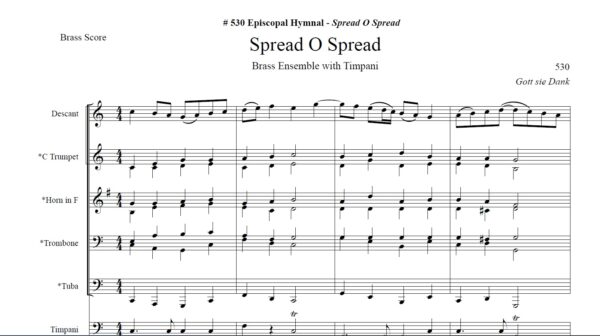 Spread O Spread Thy Mighty Word