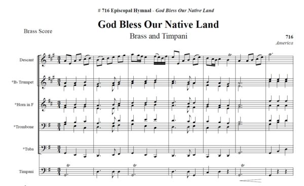 God Bless Our Native Land