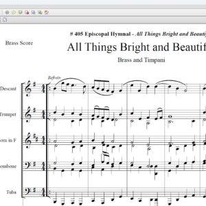 All Things Bright and Beautiful