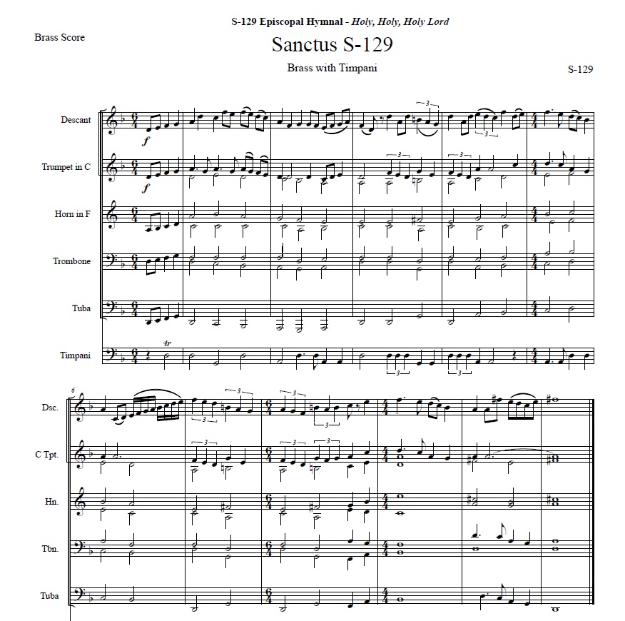 Sanctus - S129